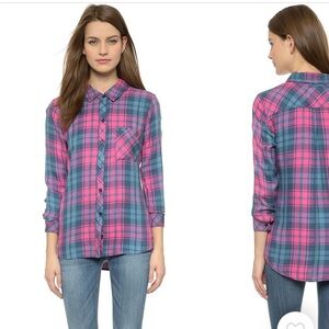 Rails plaid flannel